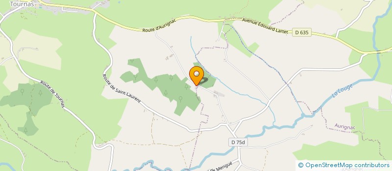 localisation de l'entreprise MADAME DOMINIQUE BIGUET  CASSAGNABERE-TOURNAS