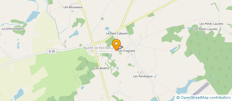localisation de l'entreprise MADAME DOMINIQUE BILLARD à NURET-LE-FERRON