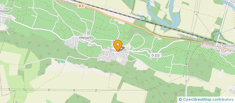 localisation de l'entreprise MADAME DOMINIQUE BILLY  BOURSAULT