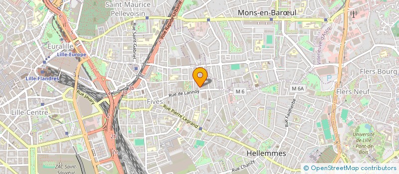 localisation de l'entreprise MADAME DOMINIQUE BINAULD à LILLE