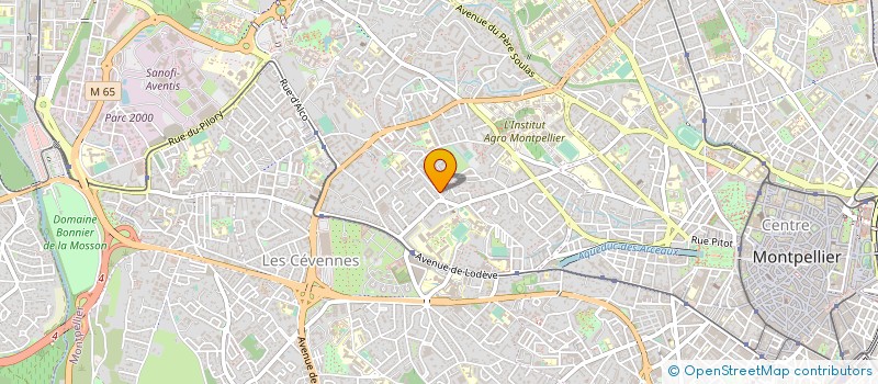 localisation de l'entreprise MADAME DOMINIQUE BINET à MONTPELLIER