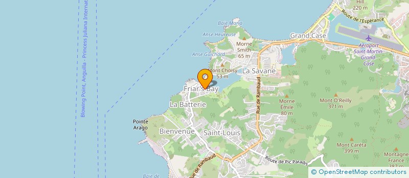 localisation de l'entreprise MADAME DOMINIQUE BIRBA  SAINT-MARTIN