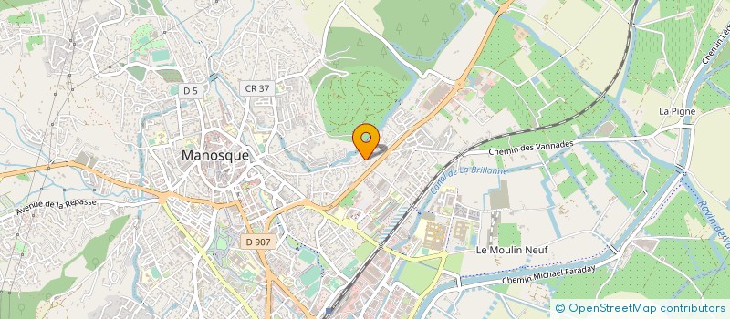 localisation de l'entreprise MADAME DOMINIQUE BISQUERT à MANOSQUE