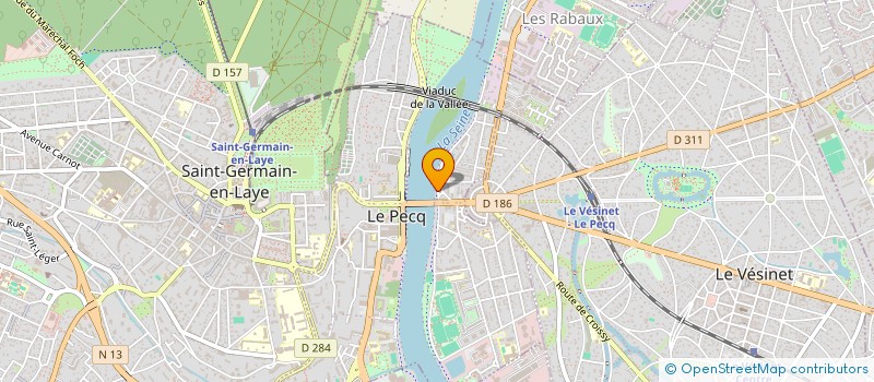 localisation de l'entreprise MADAME DOMINIQUE BLAESS à LE PECQ