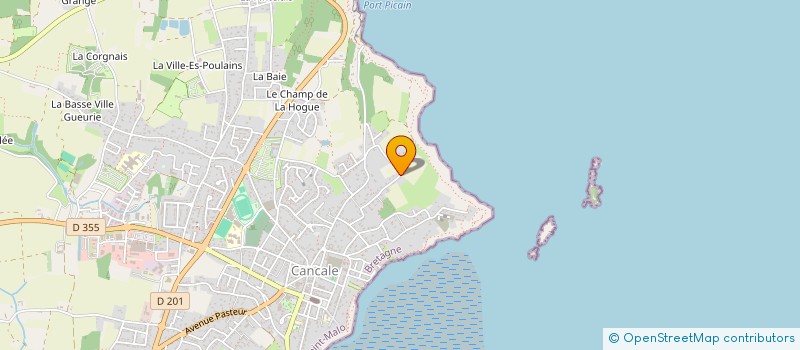 localisation de l'entreprise MADAME DOMINIQUE BLAISE  CANCALE