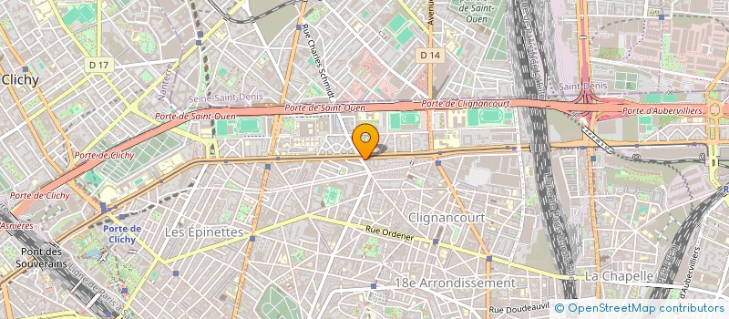 localisation de l'entreprise MADAME DOMINIQUE BLANCHARD  PARIS