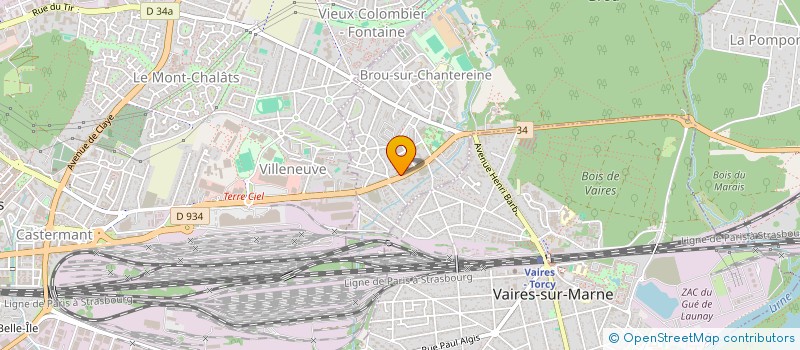 localisation de l'entreprise MADAME DOMINIQUE BLOT  BROU-SUR-CHANTEREINE