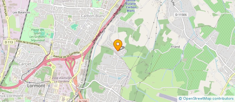 localisation de l'entreprise MADAME DOMINIQUE BOAVIDA  SAINTE-EULALIE