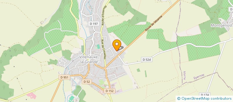 localisation de l'entreprise MADAME DOMINIQUE BOCQUET à VILLENAUXE-LA-GRANDE