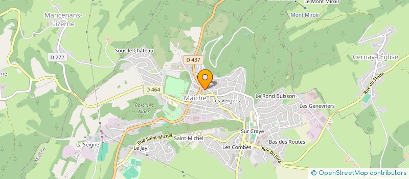 localisation de l'entreprise MADAME DOMINIQUE BOIBESSOT  MAICHE