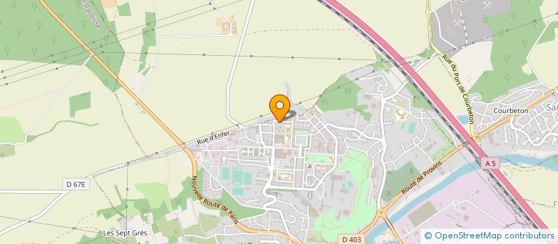 localisation de l'entreprise MADAME DOMINIQUE BOITEL  MONTEREAU-FAULT-YONNE