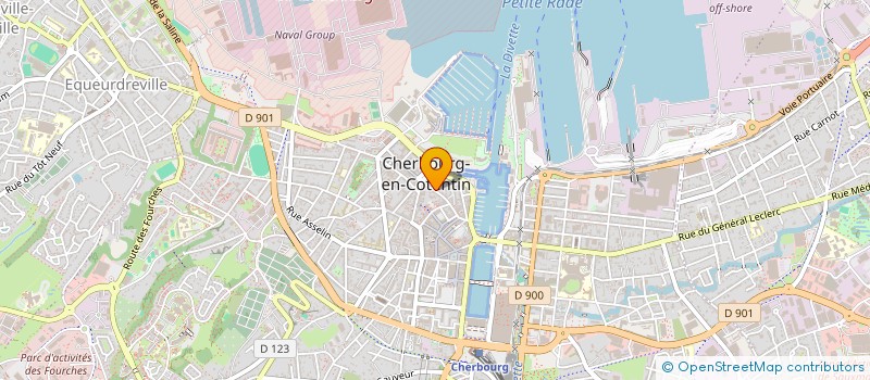 localisation de l'entreprise MADAME DOMINIQUE BORDAIS  CHERBOURG-EN-COTENTIN