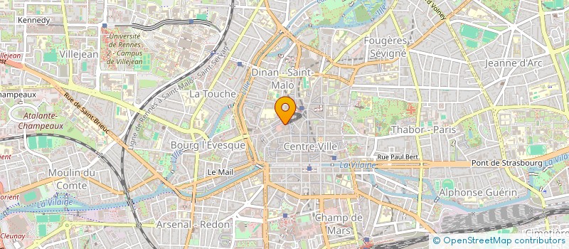 localisation de l'entreprise MADAME DOMINIQUE BOUGEARD  RENNES