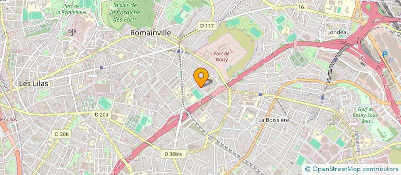 localisation de l'entreprise MADAME DOMINIQUE BOUHEY à ROMAINVILLE
