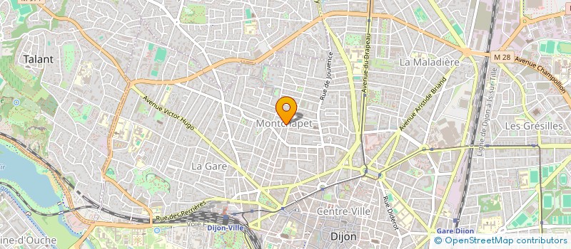 localisation de l'entreprise MADAME DOMINIQUE BOUILLON à DIJON