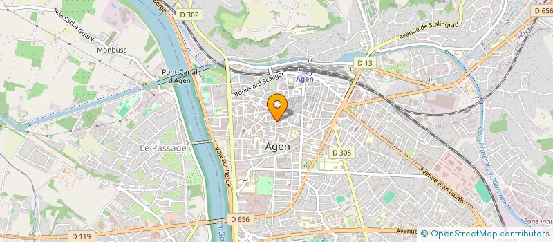 localisation de l'entreprise MADAME DOMINIQUE BOURDELIN  AGEN