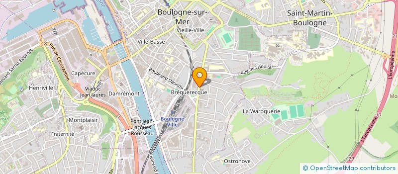 localisation de l'entreprise MADAME DOMINIQUE BOURGAIN  WIMEREUX