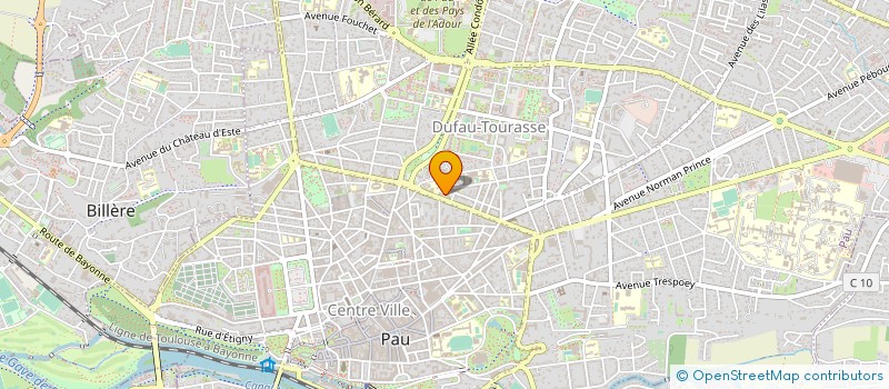 localisation de l'entreprise MADAME DOMINIQUE BOURGEOIS à PAU