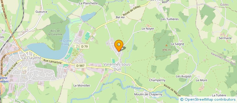 localisation de l'entreprise MADAME DOMINIQUE BOUSSAND à VARENNES-SOUS-DUN