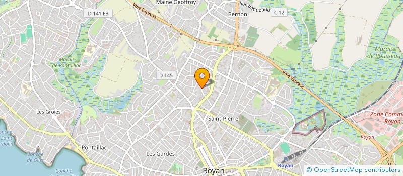 localisation de l'entreprise MADAME DOMINIQUE BOUSSER  VAUX-SUR-MER