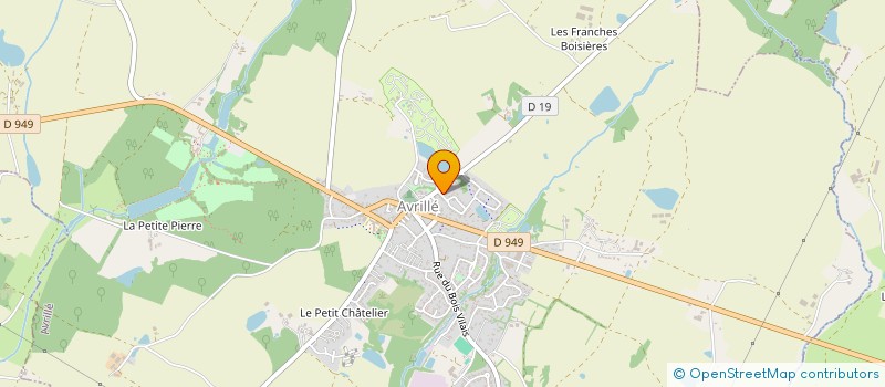 localisation de l'entreprise MADAME DOMINIQUE BOUTARD  AVRILLE