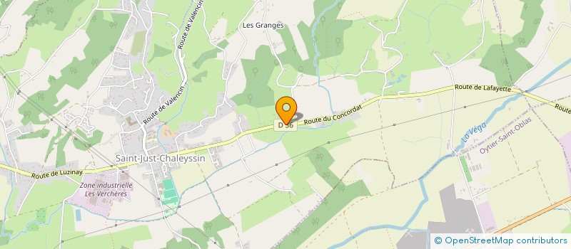 localisation de l'entreprise MADAME DOMINIQUE BOUVIER  SAINT-JUST-CHALEYSSIN