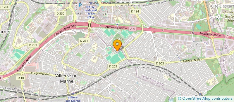 localisation de l'entreprise MADAME DOMINIQUE BOUVILLE  NOISY-LE-GRAND