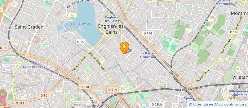 localisation de l'entreprise MADAME DOMINIQUE BOUY  ENGHIEN-LES-BAINS