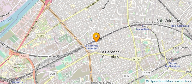 localisation de l'entreprise MADAME DOMINIQUE BOYER à LA GARENNE-COLOMBES