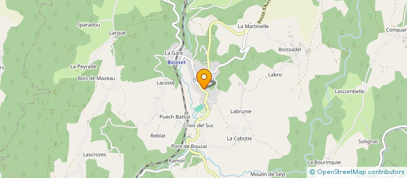 localisation de l'entreprise MADAME DOMINIQUE BRAULT à BOISSET