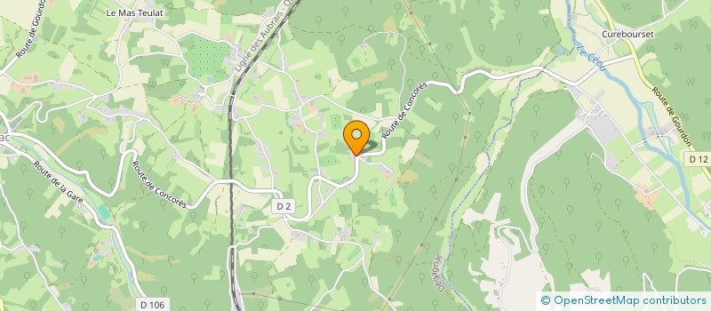 localisation de l'entreprise MADAME DOMINIQUE BRENEOL  LAVERCANTIERE