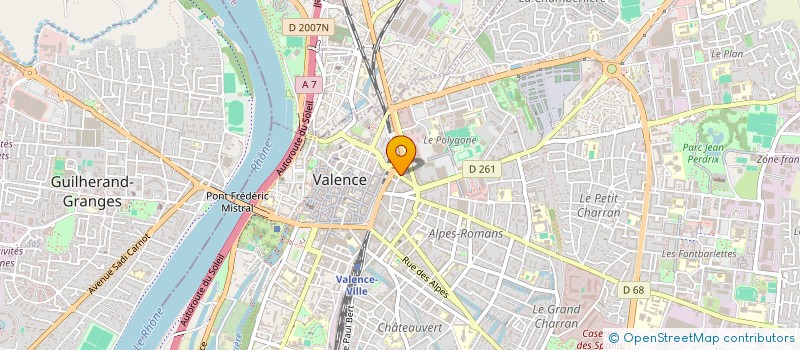 localisation de l'entreprise MADAME DOMINIQUE BRIVET à VALENCE