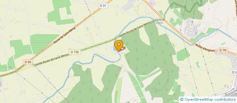 localisation de l'entreprise MADAME DOMINIQUE BRULAT  ORGON