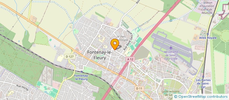 localisation de l'entreprise MADAME DOMINIQUE BRUN  FONTENAY-LE-FLEURY