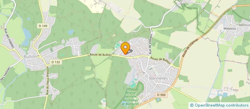 localisation de l'entreprise MADAME DOMINIQUE BRUNEAU  BONNELLES