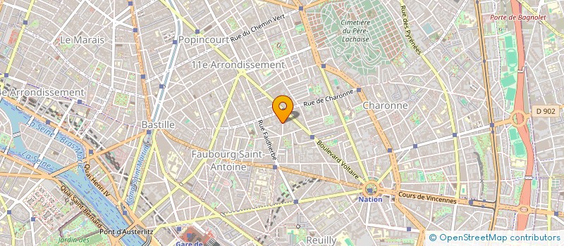 localisation de l'entreprise MADAME DOMINIQUE BRUNET  PARIS