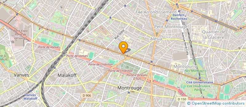 localisation de l'entreprise MADAME DOMINIQUE BRUNET  PARIS