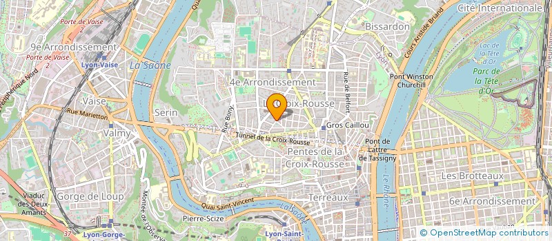 localisation de l'entreprise MADAME DOMINIQUE BRUNIER à LYON