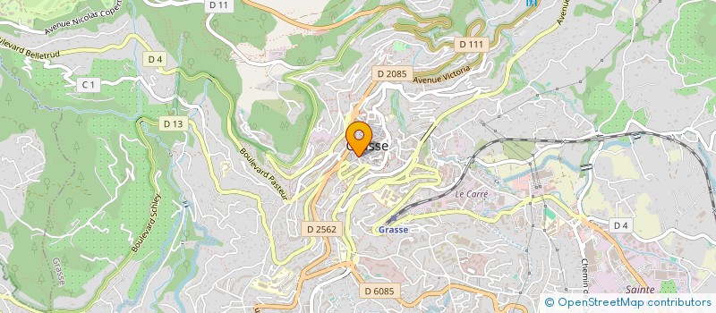 localisation de l'entreprise MADAME DOMINIQUE BRUNO  GRASSE