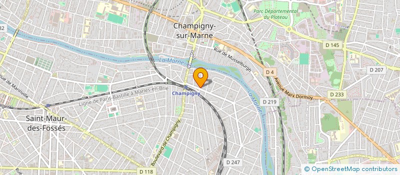 localisation de l'entreprise MADAME DOMINIQUE BURNIER à SAINT-MAUR-DES-FOSSES