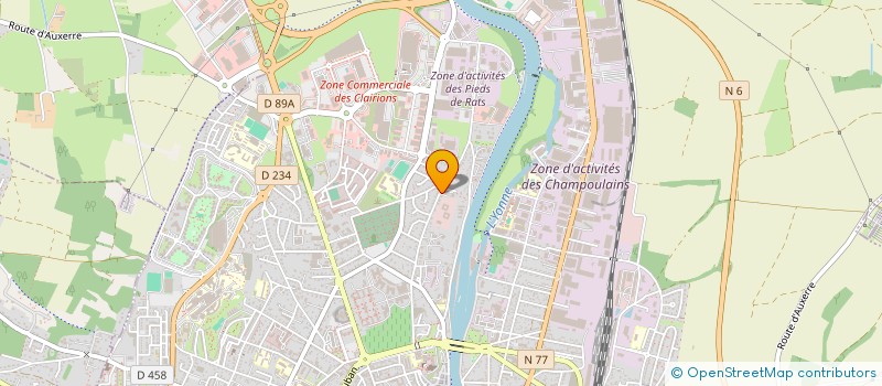 localisation de l'entreprise MADAME DOMINIQUE BUTON à AUXERRE
