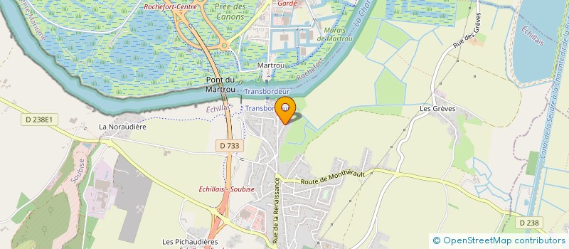 localisation de l'entreprise MADAME DOMINIQUE CADILLON  ECHILLAIS