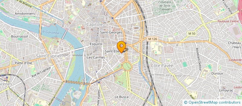 localisation de l'entreprise MADAME DOMINIQUE CAILLET  TOULOUSE
