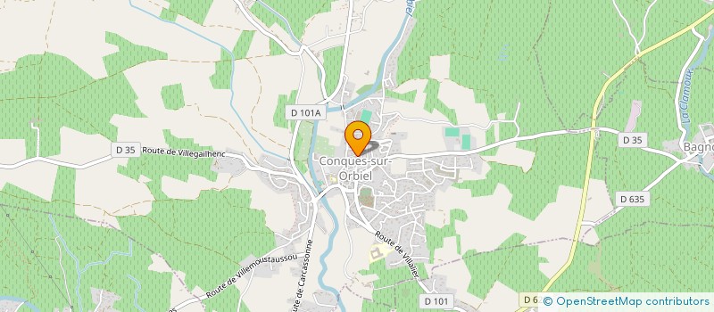 localisation de l'entreprise MADAME DOMINIQUE CAILLOIX à CONQUES-SUR-ORBIEL