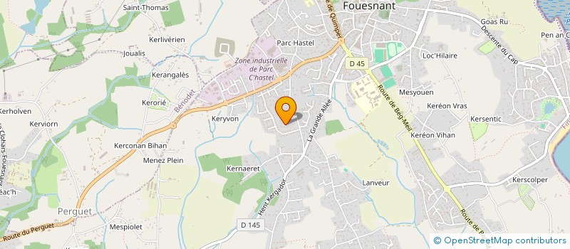 localisation de l'entreprise MADAME DOMINIQUE CALBA à FOUESNANT
