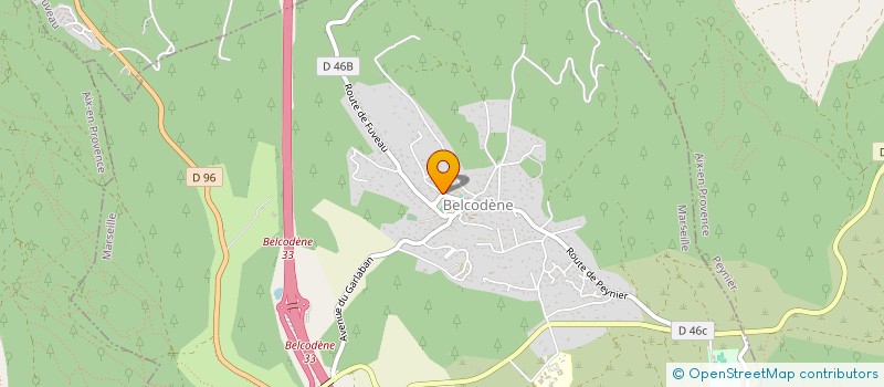 localisation de l'entreprise MADAME DOMINIQUE CAMELI  BELCODENE