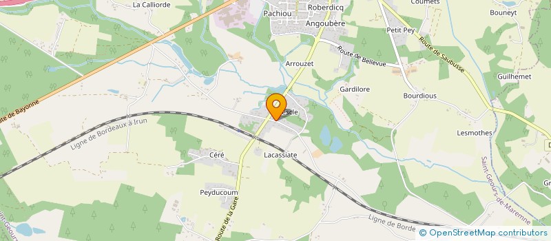 localisation de l'entreprise MADAME DOMINIQUE CAMPANA  SAINT-GEOURS-DE-MAREMNE