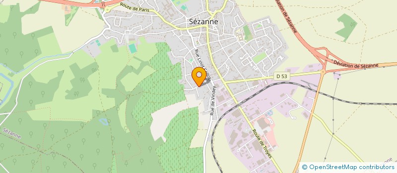 localisation de l'entreprise MADAME DOMINIQUE CAMPISTRON  SEZANNE