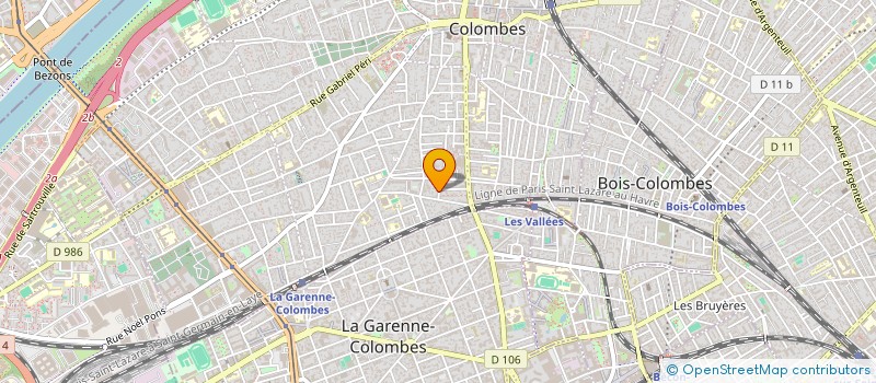 localisation de l'entreprise MADAME DOMINIQUE CANGIONI à COLOMBES