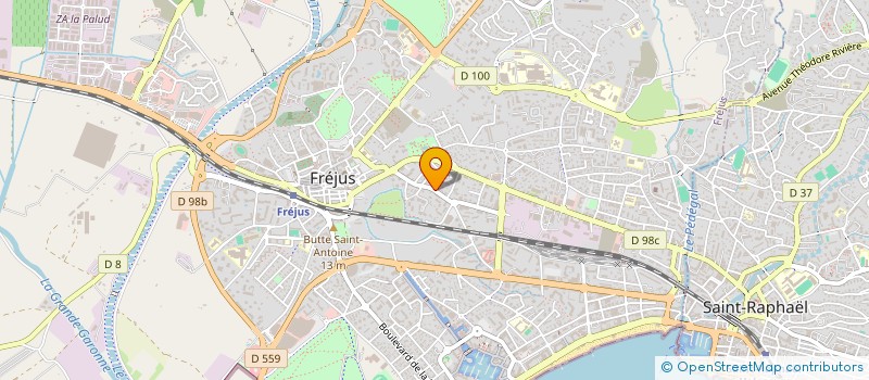 localisation de l'entreprise MADAME DOMINIQUE CANO à FREJUS